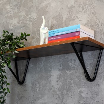 Wspornik do półki podpora czarna - WFG Domax Home - 2