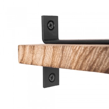 Półka ścienna wisząca LOFT drewniana - SFL 7 - 3 szt Domax Home - 4