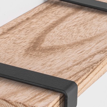 Półka ścienna wisząca LOFT drewniana - SFL 7 - 3 szt Domax Home - 5