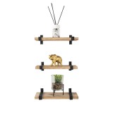 Półka ścienna wisząca LOFT drewniana - SFL 7 - 3 szt Domax Home - 2