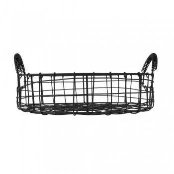 Kosz druciany metalowy z uchwytami - KDF 2 Domax Home - 3