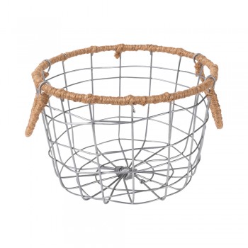 Kosz druciany metalowy z uchwytami - KDF 3 Domax Home - 1