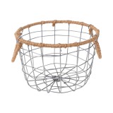 Kosz druciany metalowy z uchwytami - KDF 3 Domax Home - 1