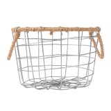 Kosz druciany metalowy z uchwytami - KDF 3 Domax Home - 4