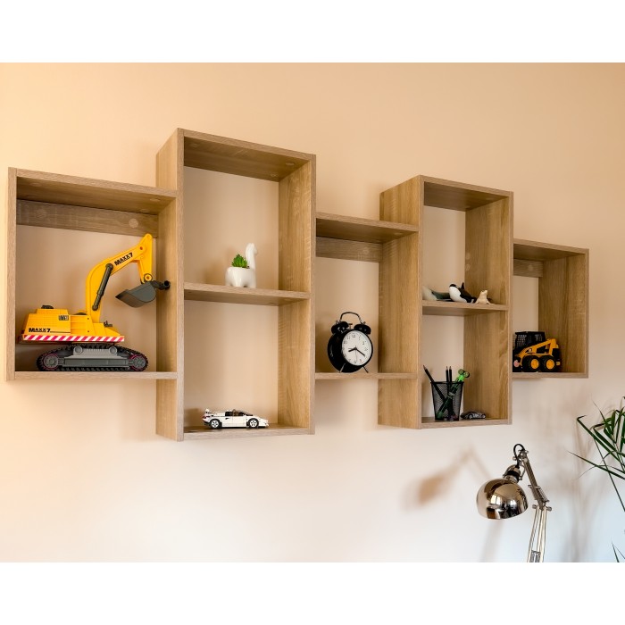 Regał wiszący modułowy na książki - FTS 3 Domax Home - 10
