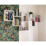 Regał wiszący modułowy na książki - FTS 2 Domax Home - 3