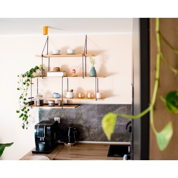 Półka ścienna wisząca LOFT drewniana - FCL 1 Domax Home - 4