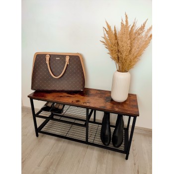 Siedzisko z półkami na buty LOFT - SRL 1 Domax Home - 3