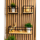 Półka ścienna wisząca LOFT drewniana - SFL 5 - 3 szt Domax Home - 2