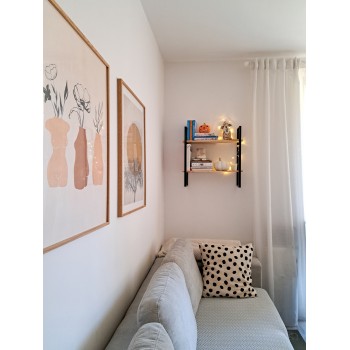 Półka ścienna wisząca LOFT drewniana - SFL 1 Domax Home - 6