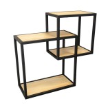 Półka ścienna wisząca LOFT drewniana - SFL 8 Domax Home - 1