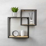 Półka ścienna wisząca LOFT drewniana - SFL 8 Domax Home - 2