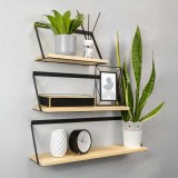 Półka ścienna wisząca LOFT drewniana - SFL 9 Domax Home - 2