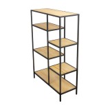 Regał na książki stojący LOFT drewniany - SFL 9 Domax Home - 4