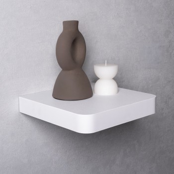 Półka ścienna samowisząca 23cm zaokrąglona - Taso Velano - 2