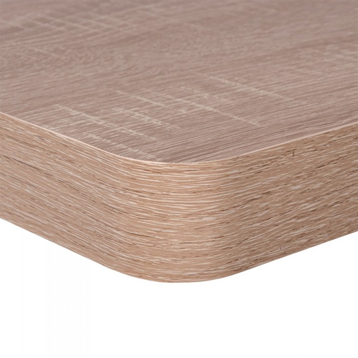 Półka ścienna samowisząca 60cm zaokrąglona  - Taso Velano - 3