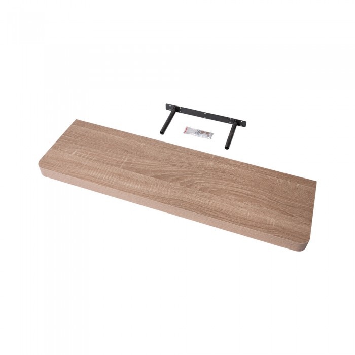 Półka ścienna samowisząca 80cm zaokrąglona  - Taso Velano - 4