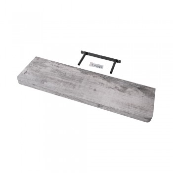 Półka ścienna samowisząca 80cm zaokrąglona  - Taso Velano - 12