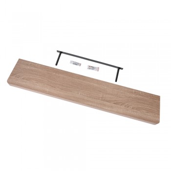 Półka ścienna samowisząca 118cm zaokrąglona  - Taso Velano - 4