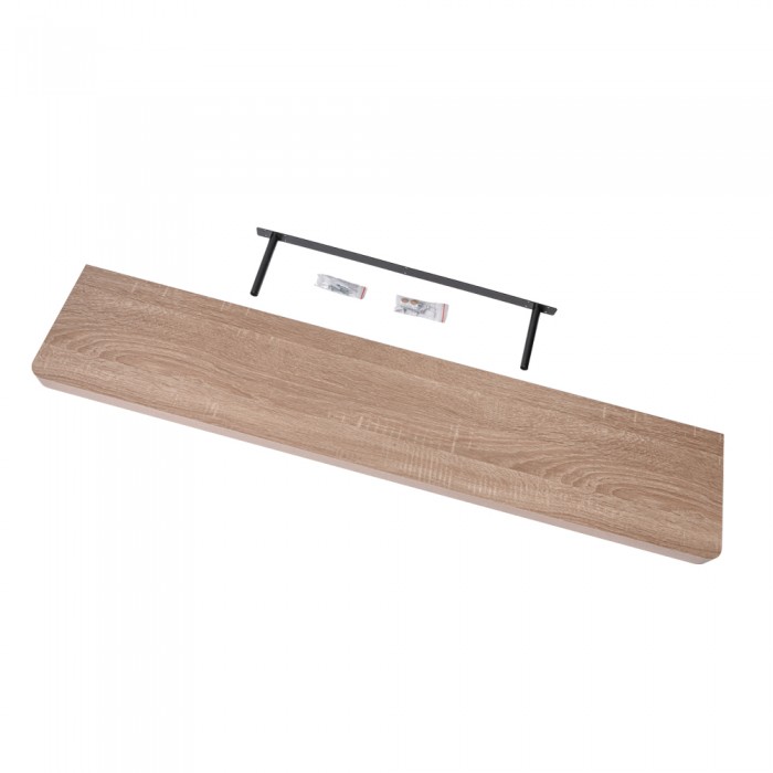 Półka ścienna samowisząca 118cm zaokrąglona  - Taso Velano - 4
