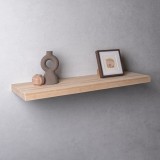 Półka ścienna bambusowa wisząca 80cm - Luonto Velano - 2