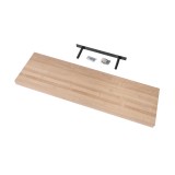 Półka ścienna bambusowa wisząca 80cm - Luonto Velano - 4