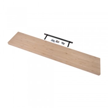 Półka ścienna bambusowa wisząca 118cm - Luonto Velano - 4