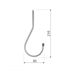 Hak garażowy HWO 210x85 Velano - 2