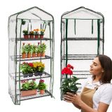 Szklarnia ogrodowa przezroczysta 5-półkowa - 70x50x190 - Kalmia II GRINDI IN THE GARDEN - 1