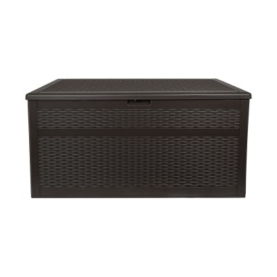 Skrzynia ogrodowa z siedziskiem - Rissa II (brązowa, 870L, HDPE) Grindi - 3