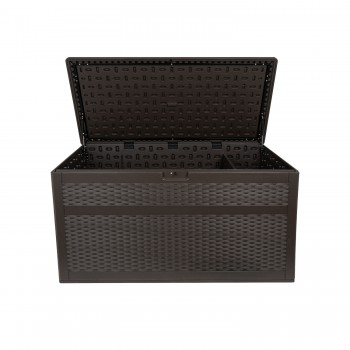 Skrzynia ogrodowa z siedziskiem - Rissa II (brązowa, 870L, HDPE) Grindi - 5