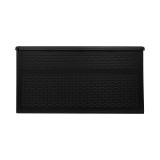 Skrzynia ogrodowa z siedziskiem - Rissa II (czarna, 870L, HDPE) GRINDI IN THE GARDEN - 6