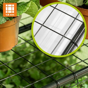 Szklarnia ogrodowa zielona 5-półkowa - 70x50x190 - Kalmia II GRINDI IN THE GARDEN - 8