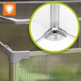 Mini Szklarnia ogrodowa z poliwęglanu, inspekt - 60x51x51 MAGNOLIA I GRINDI IN THE GARDEN - 5