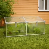 Mini Szklarnia ogrodowa z poliwęglanu, inspekt - 120x51x51 MAGNOLIA II GRINDI IN THE GARDEN - 4