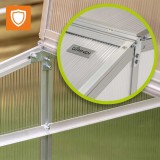 Szklarnia ogrodowa z poliwęglanu, dwustronna - 100x100x48 - Magnolia IV GRINDI - 5