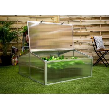 Szklarnia ogrodowa z poliwęglanu, dwustronna - 100x100x48 - Magnolia IV GRINDI - 8