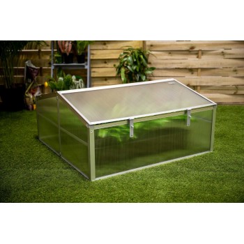 Szklarnia ogrodowa z poliwęglanu, dwustronna - 100x100x48 - Magnolia IV GRINDI - 9