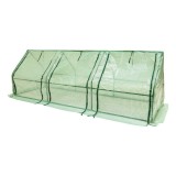 Mini szklarnia tunel foliowy - zielona - Clivia I - 270x90 GRINDI IN THE GARDEN - 3