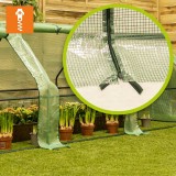 Mini szklarnia tunel foliowy - zielona - Clivia I - 270x90 GRINDI IN THE GARDEN - 8