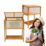 Mini Szklarnia inspekt zielnik - Abelia - 90x50x93 drewniana GRINDI IN THE GARDEN - 1