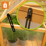 Mini Szklarnia inspekt zielnik - Abelia - 90x50x93 drewniana GRINDI IN THE GARDEN - 8