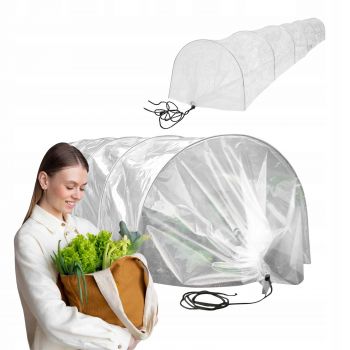 Mini szklarnia tunel foliak na grządkę sałatę - Adiago 45 x 30 cm GRINDI IN THE GARDEN - 1