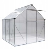 Szklarnia ogrodowa z poliwęglanu - Viola I - 190x190x195 GRINDI IN THE GARDEN - 2