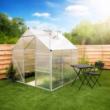 Szklarnia ogrodowa z poliwęglanu - Viola I - 190x190x195 GRINDI IN THE GARDEN - 4