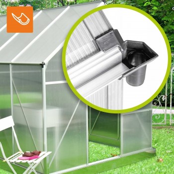 Szklarnia ogrodowa z poliwęglanu - Viola I - 190x190x195 GRINDI IN THE GARDEN - 8