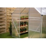 Szklarnia ogrodowa z poliwęglanu - Viola I - 190x190x195 GRINDI IN THE GARDEN - 11