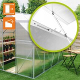 Szklarnia ogrodowa z poliwęglanu - Viola II - 250x190x195 GRINDI IN THE GARDEN - 7