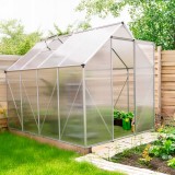 Szklarnia ogrodowa z poliwęglanu - Viola II - 250x190x195 GRINDI IN THE GARDEN - 10