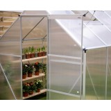 Szklarnia ogrodowa z poliwęglanu - Viola II - 250x190x195 GRINDI IN THE GARDEN - 11